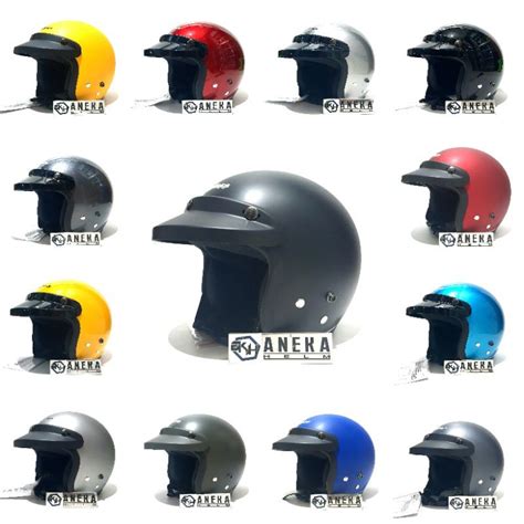 Jual Helm Cargloss Cfm Original Retro Carglos Helm Clasic Shopee