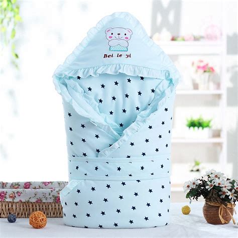 winter baby warm thick receiving blanket newborn baby  cotton
