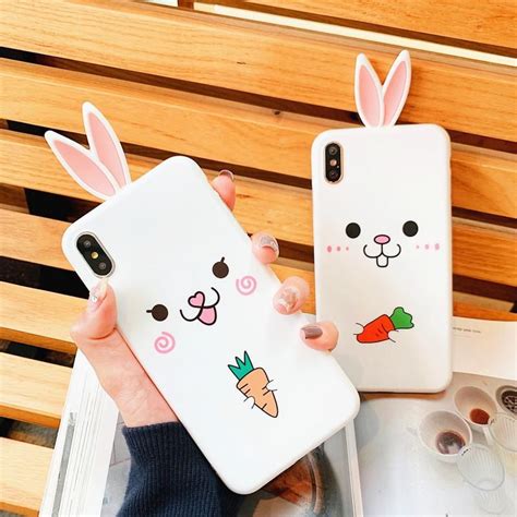 Lovely Rabbit Phone Case For Iphone 66s6plus77plus88pxxsxrxs