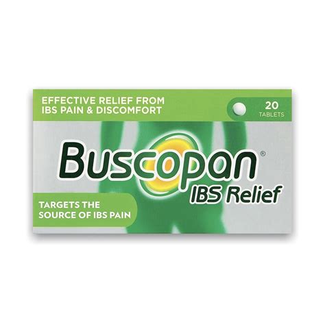 Buscopan Ibs Relief Tablets Pack Of 20 Buscopan Rightdose