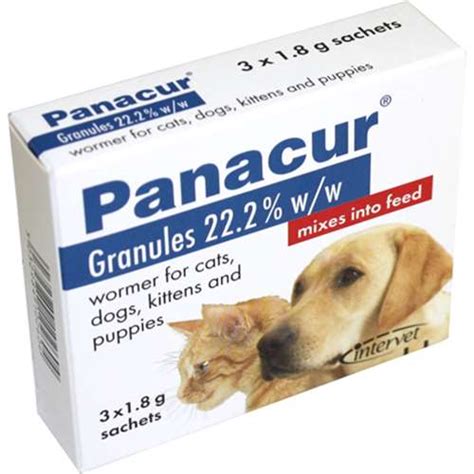 Panacur Wormer Granules 18g 3 Uk Buy Online