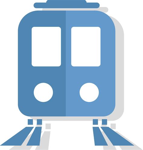 Blue Train Illustration Vector On White Background 13591113 Vector