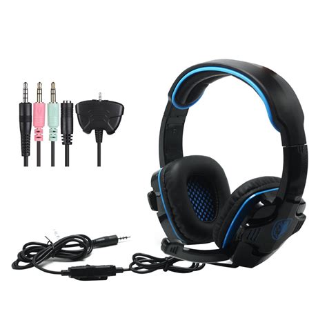 Sades Sa Gt Mm Stereo Wired Gaming Headsets Headphones W Mic For