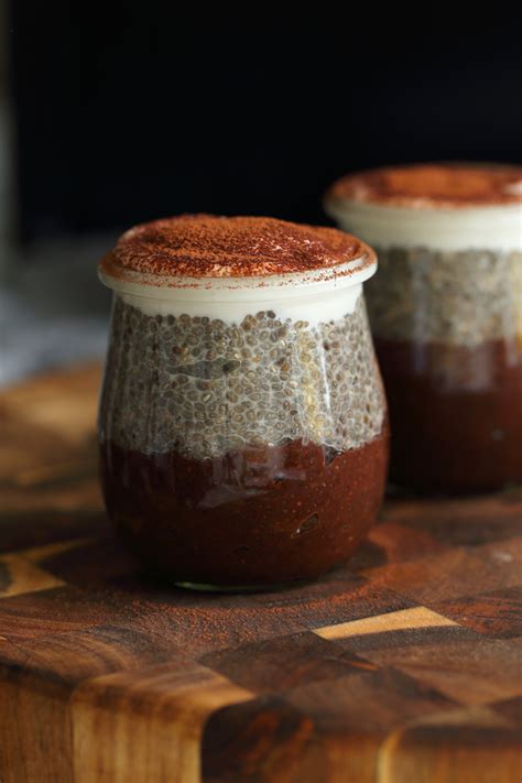 Tiramisu Chia Seed Pudding Vegan Richa Recipe Chocolate Chia