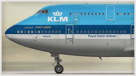 Klm Royal Dutch Airlines Boeing 747 400 Ph Bfb