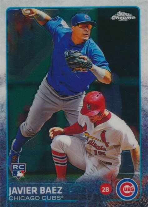 Javier Baez 2015 Topps Chrome 89 Base Price Guide Sports Card Investor