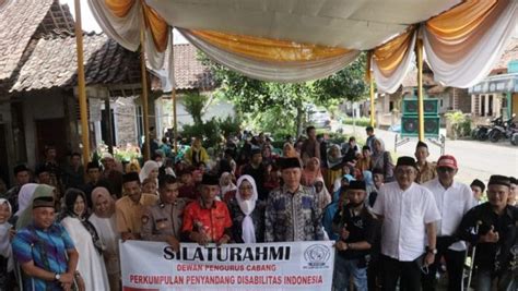 Bahagianya Disabilitas Ppdi Provinsi Lampung Ikuti Halal Bihalal Di