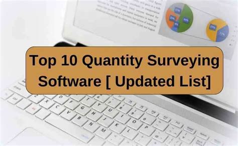 Top Quantity Surveying Software Updated List