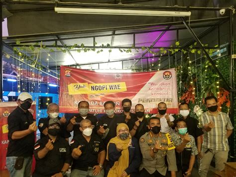 Jurnalis Tangerang Raya Hadiri Undangan Ngopi Wae Perkuat Sinergitas