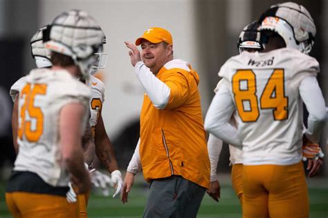 Josh Heupel Summarizes First Day Of Spring For Tennessee Football