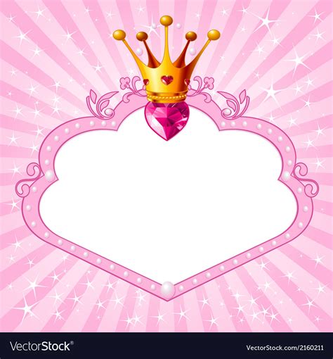 Pink Princess Frame Png