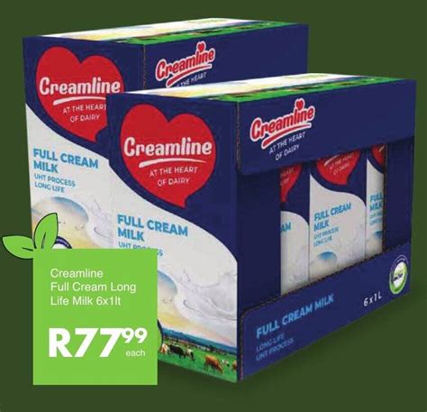 Creamline Full Cream Long Life Milk X Lt Offer At Save