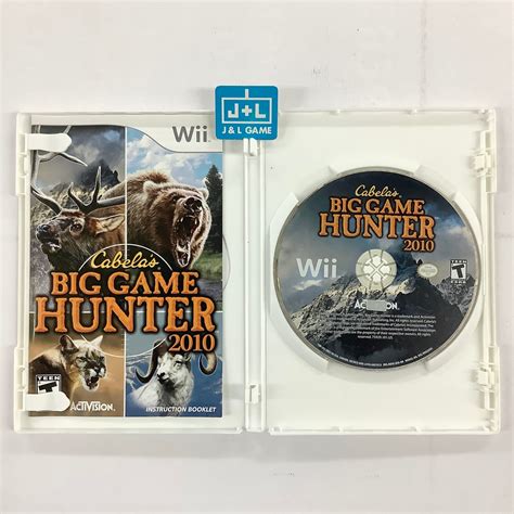 Cabelas Big Game Hunter 2010 Nintendo Wii Pre Owned Jandl Video