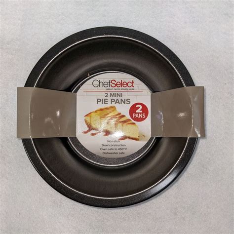 Chefselect Value Pack Mini Pie Pan Set 2 Piece Sane Sewing And