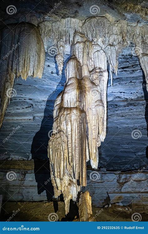 Limestone Cave Of Stalactite And Stalagmite Formations Gruta Da Lapa