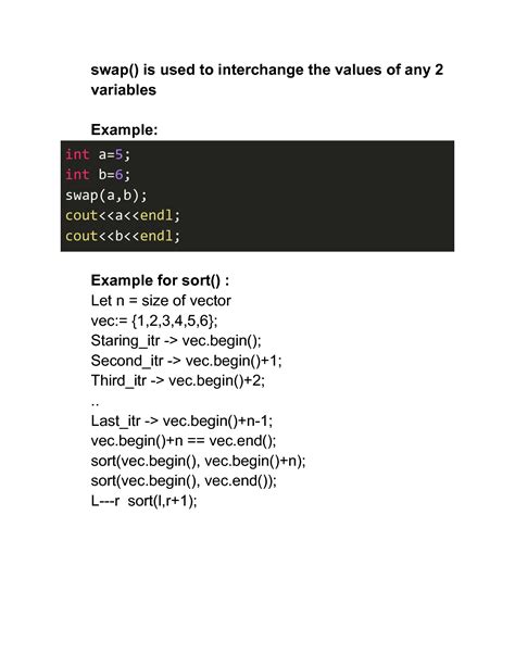 SOLUTION Standard Template Library Stl In C Part 1 Studypool