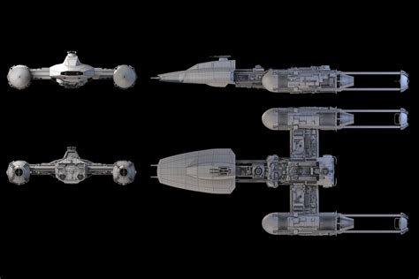 ArtStation - Y-wing Starfighter Star Wars | Resources