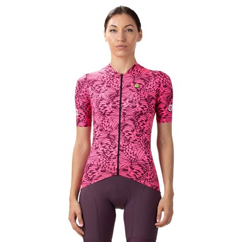 Alé Maillot de Manga Corta Mujer PR E Papillon fluo pink BIKE24