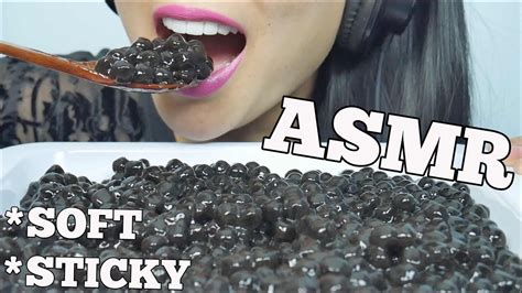 Asmr Tapioca Pearls Boba Extremely Soft Squishy Sticky Eating Sounds