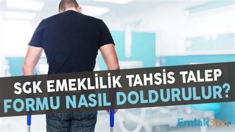 SGK Emeklilik Tahsis Talep Formu Nasıl Doldurulur