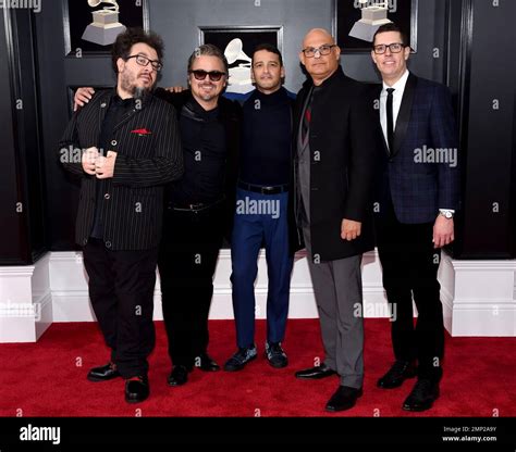 Los Amigos Invisibles Arrive At The 60th Annual Grammy Awards At