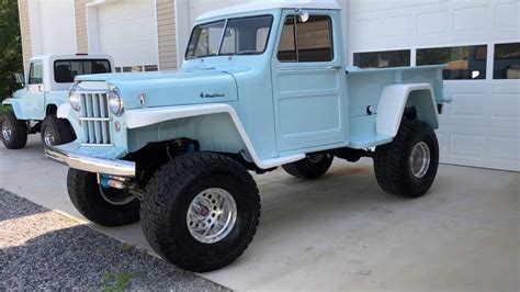 1954 Willys Jeep Restored Classic Lifted 4 Wheel Drive Pick Up YouTube