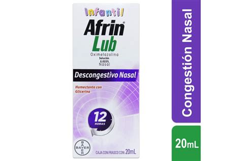 Afrin Lub Infantil 0025 20 Ml Solución Nasal Farmalisto México