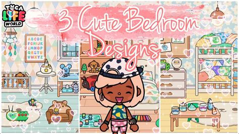 3 Super Cute Snuggle Cubs Bedroom Designs 🧸😍 Toca Life World Home Designer Youtube