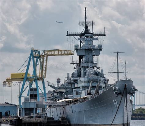 Bow Of The Battleship Uss New Jersey Editorial Image Image Of Naval