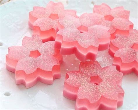 Cherry Blossom Silicone Soap Mold 6 Cavities Flower Soap Mold Silicone