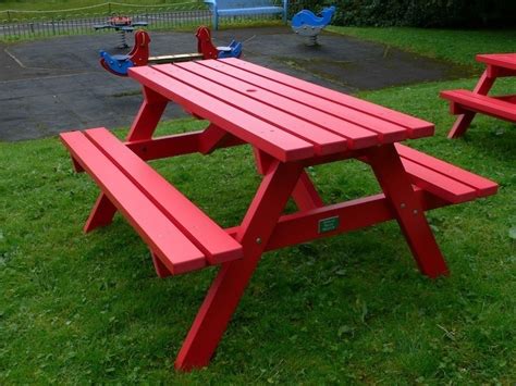 Traditional Recycled Plastic Picnic Table Derwent