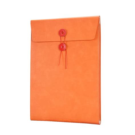 Snapklik Enyuwlcm PU Leather A4 File Folder Document Holder