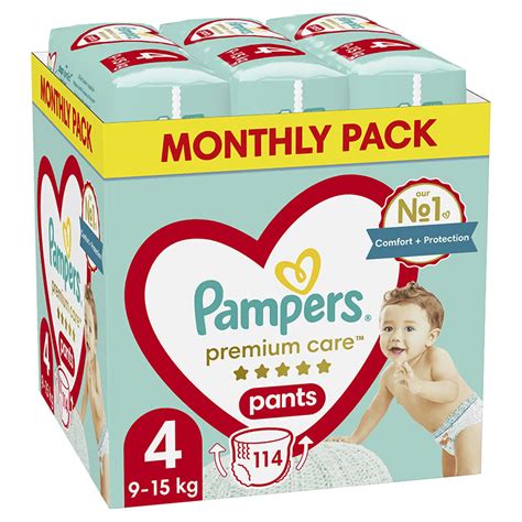 Pants Pampers Premium Care Monthly Pack S4 9 15kg Ebag Bg