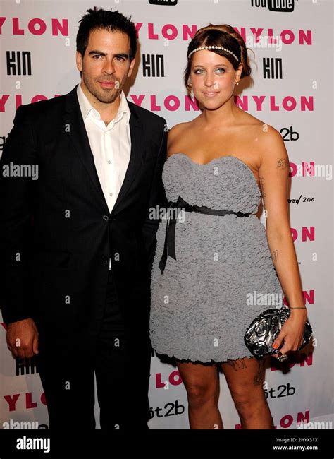 Eli Roth And Girlfriend Peaches Geldof At Nylon Magazines Young Hollywood Party Held At The