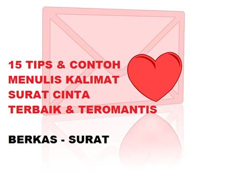 15 Tips Dan Contoh Kalimat Surat Cinta Terbaik Dan Paling Romantis