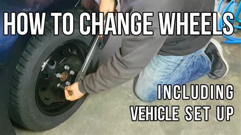 How To Change Wheels Includes Setup And Lifting The Car YouTube