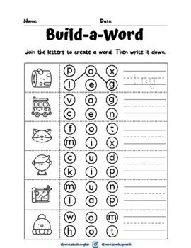 Building Cvc Words Worksheet Sixteenth Streets Cvc Worksheets