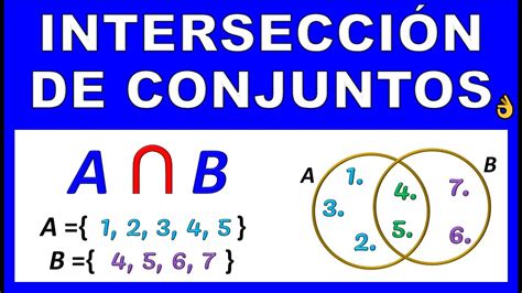 Interseccion De Conjuntos Youtube