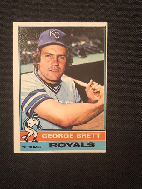 1976 Topps George Brett 19 EX Kansas City Royals HOF 8 EBay