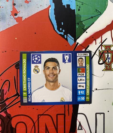 CRISTIANO RONALDO Figurinha Do CR7 90 Champions League 2013 2014