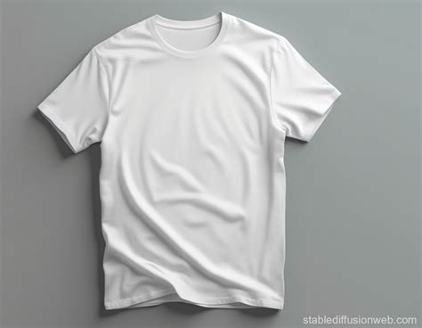 realistic white t shirt mockup Prompts | Stable Diffusion Online