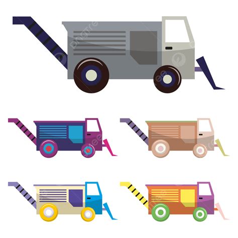 Big Construction Trucks Toy Cartoon Transparent Image, Big, Trucks ...