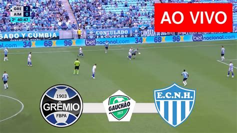 Gremio X Novo Hamburgo Ao Vivo Imagens Campeonato Gaucho