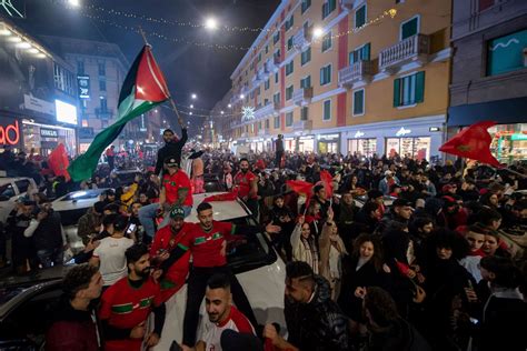 Moroccans Celebrate Historic World Cup Win Against Spain