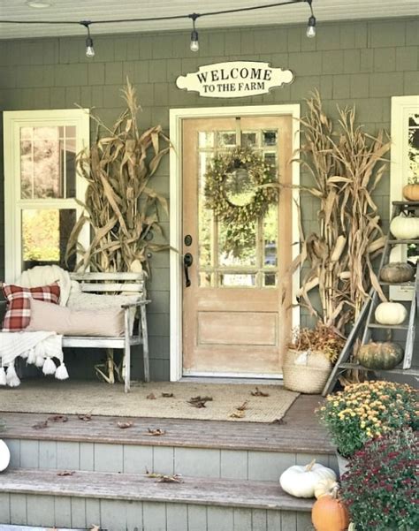 Fall Farmhouse Porch