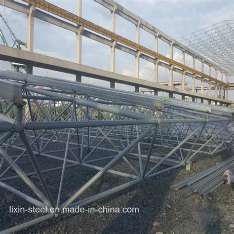 Large Span Steel Truss Roof Prefabricated Steel Building Steel