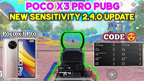 Poco X Pro Pubg Sensitivity Settings Poco X Pro Pubg New