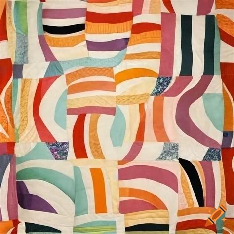 Improv Quilt Matisse Inspired Fiber Art Modern Quilting Guild