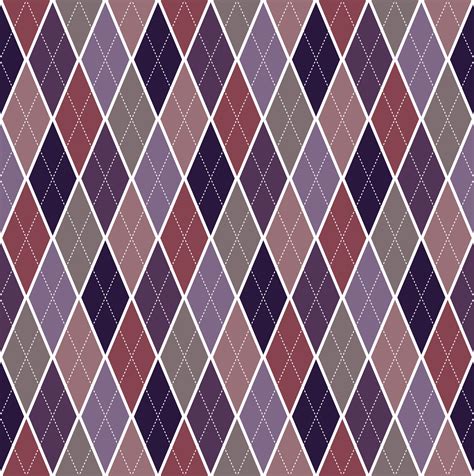 Seamless Background Argyle Pattern Purple Plaid 13530407 Vector Art At