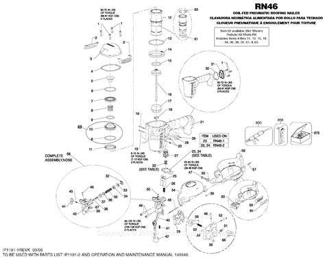 Bostitch Rn Coil Fed Pneumatic Roofing Nailer Parts Reviewmotors Co